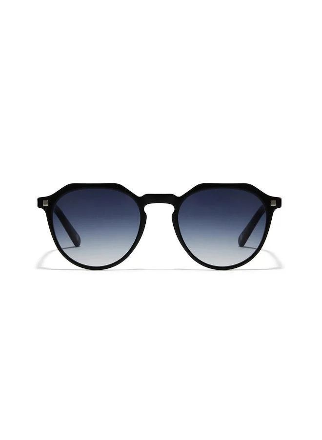 30Sundays Daredevil,Unisex Sunglasses, Geometric Sunglasses, UV Protection: UV400 (Black,Blue)