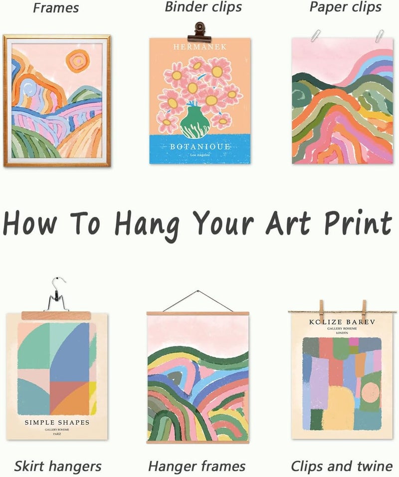 ARPEOTCY Abstract Scenery Wall Art Prints Set - Image 5