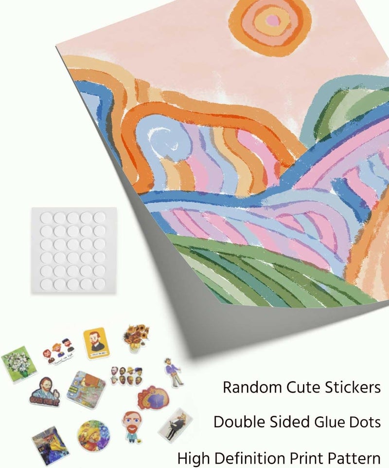 ARPEOTCY Abstract Scenery Wall Art Prints Set - Image 4
