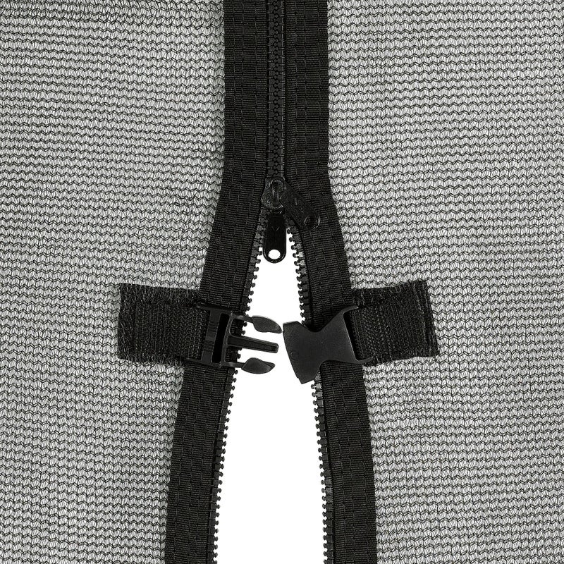 Upper Bounce 14' Trampoline Enclosure Net for 14 Ft. Frame Using 6 Straight Poles or 3 Arch, Installs Inside of Frame - Image 4