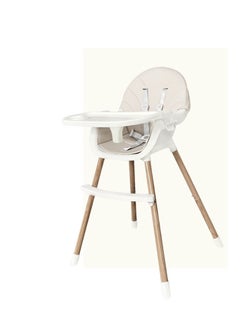 Arabest 3-in-1 High Chairs for Babies Toddlers, Convertible Infant Highchair with Removable Tray & Safety Harness Adjustable Legs  - Image 1