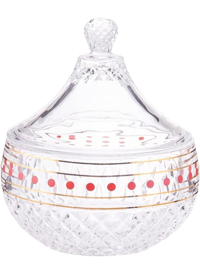 AKDC AKDC Sugar Pot L(10CM) XW(10CM) XH(12CM) Transparent  - Image 1
