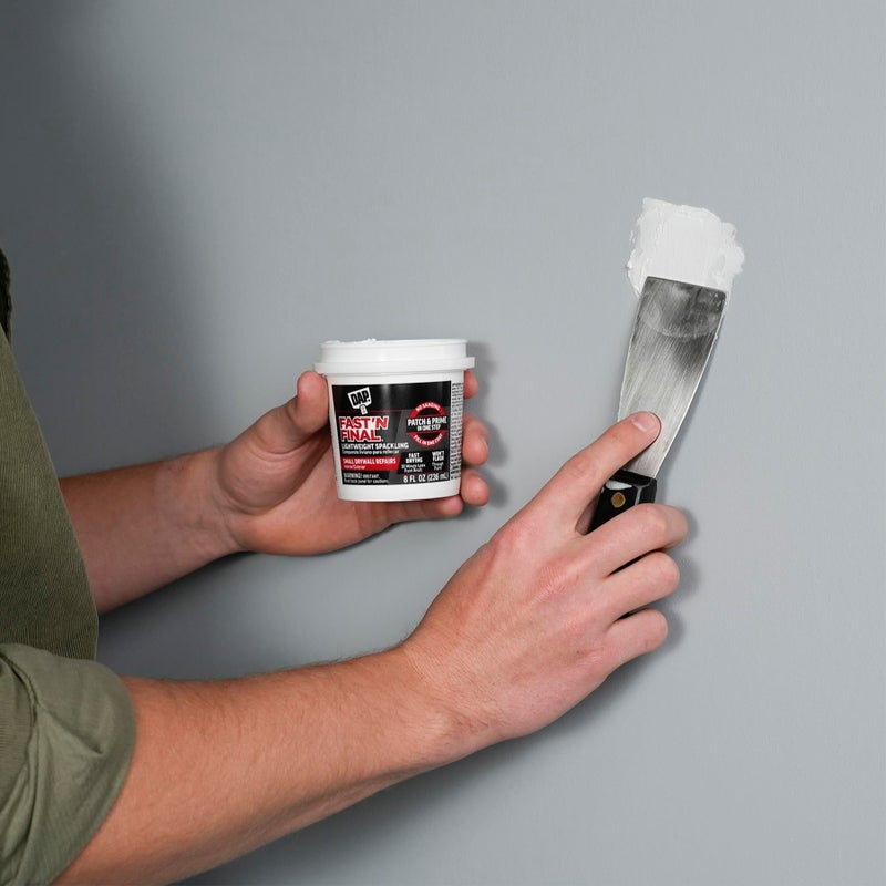 Dap 12140 Fast N Final Interior Exterior Spackle, 1/2-Pint,White, 8 Fl Oz (Pack of 1) - Image 5