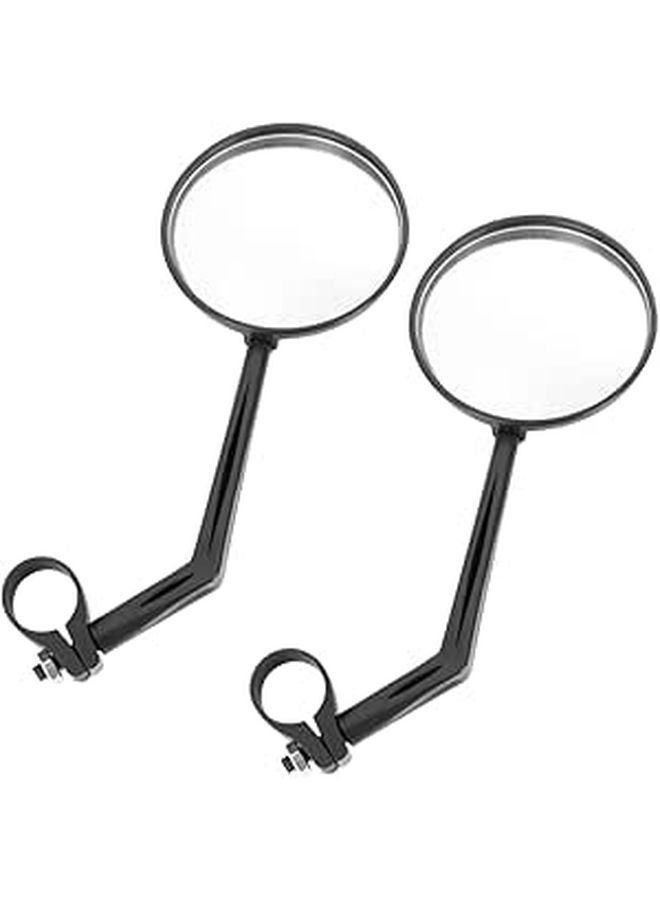 360 Rotating Bicycle Rear View Mirror Handlebar Mount Safety Cycling Accessory - Image 1