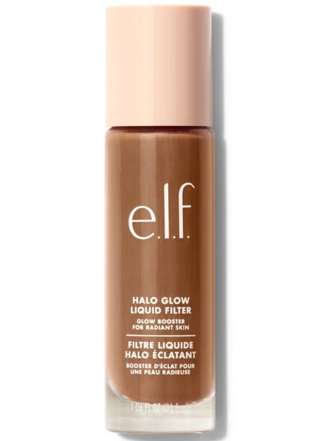elf Halo Glow Liquid Filter Illuminating Liquid Glow Booster For A Radiant Complexion Infused With Hyaluronic Acid Tan - Deep - Image 1