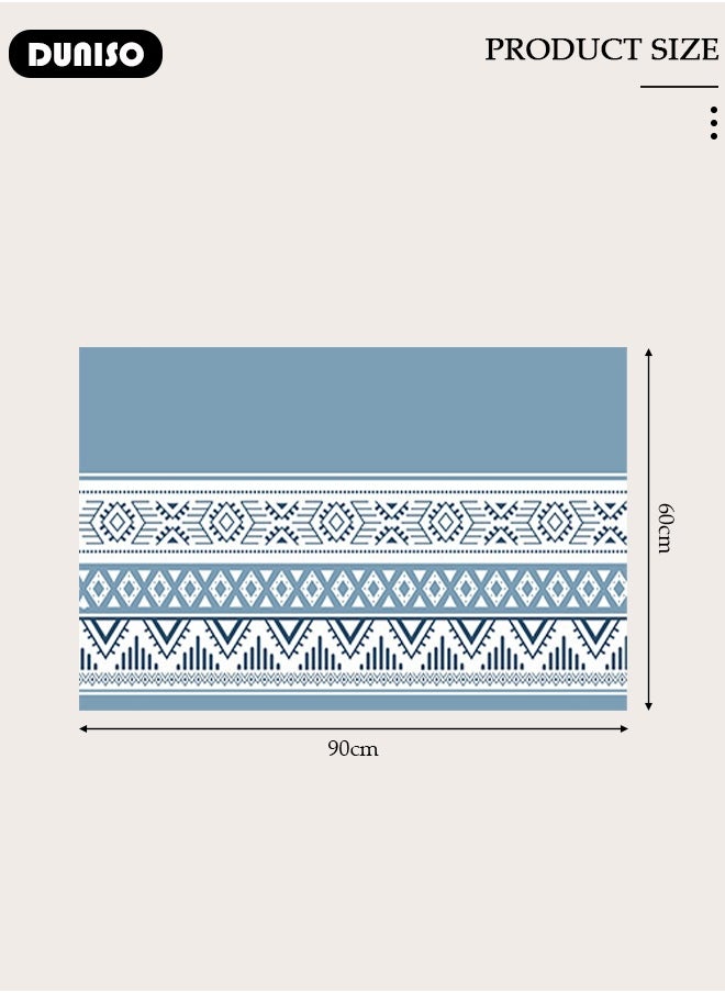 DUNISO Diatom Mud Front Door Mat, 60 * 90 cm Non-slip Natural Rubber Door Mat, Mud Scraper Welcome Mat, Easy Care Resist Dirt Front Door Mat for Home Entrance, Garage and Garden Entrance Mat  - Image 2