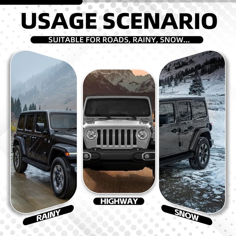 Parfyter Locking Fuel Filler Door Cap with US Flag Sticker for Jeep Wrangler 2018-2024 - Image 5