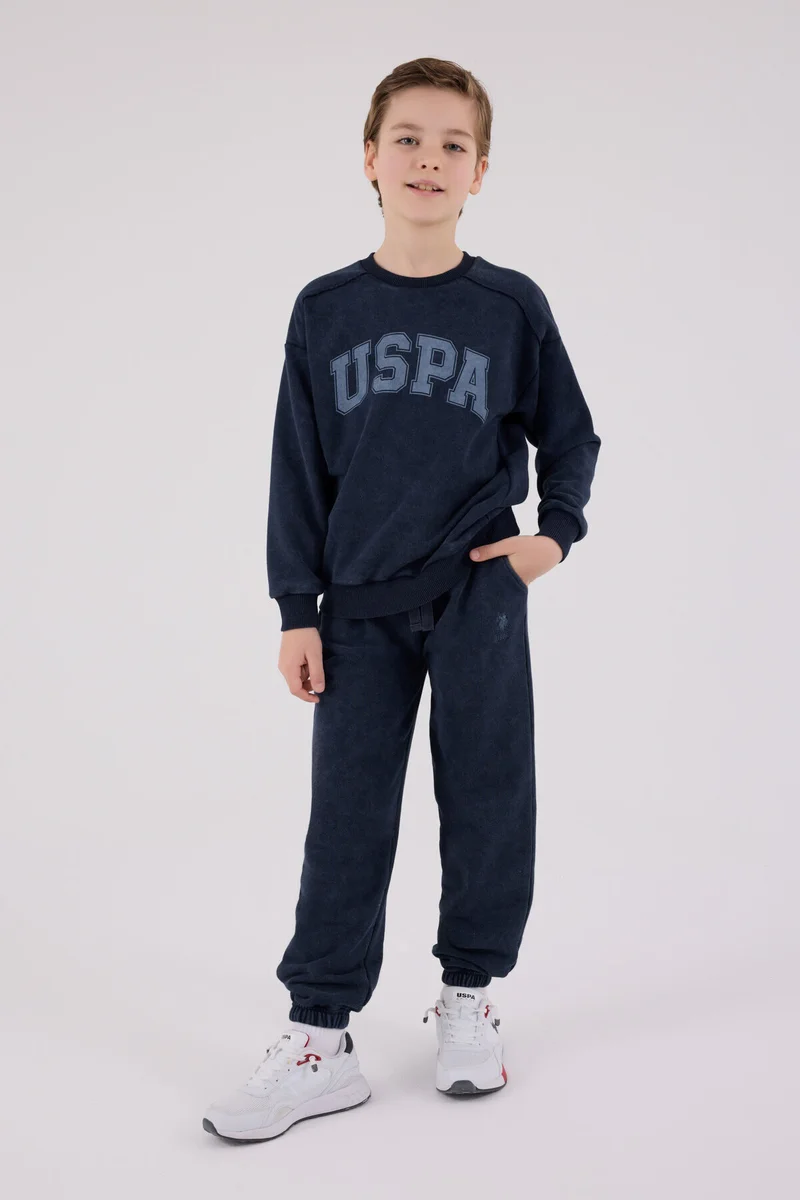 U.S. Polo Assn. U.S. Polo Assn Boys Navy Tracksuit Set