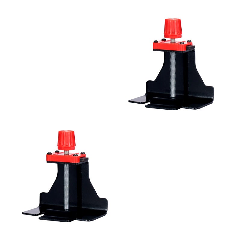 2pcs Tile Height Adjustment Leveler Positioner Leveling Manual Regulator Ceramic Construction Tool (Black) - Image 1