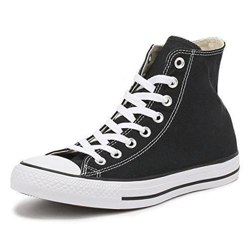 Converse Clothing & Apparel Chuck Taylor All Star Canvas High Top Sneaker, Black/White, 12 Women/10 Men - Image 1