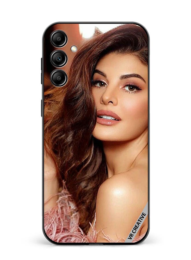 VR CREATIVE Protective Case Cover For Samsung Galaxy A55 Bollywood Actress Jacqueline Fernandez Design Multicolour - Image 1