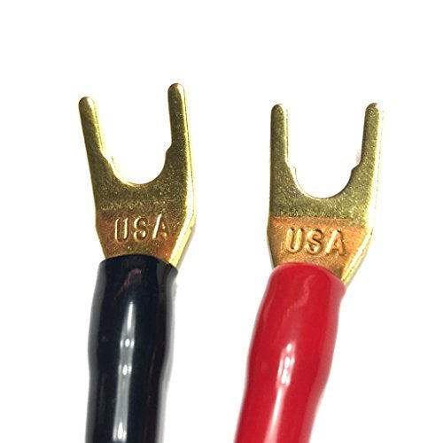 CESS Y Plug - Speaker Cable Barrier Spade Fork Jack Plug Connector (10 Pack) - Image 5