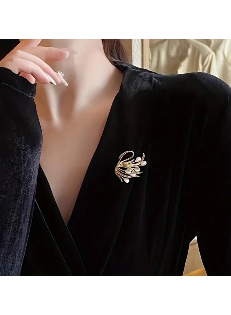 Goolsky دبوس بجعة موضة إكسسوارات ملابس هدية تذكارية للزوجين - Image 2