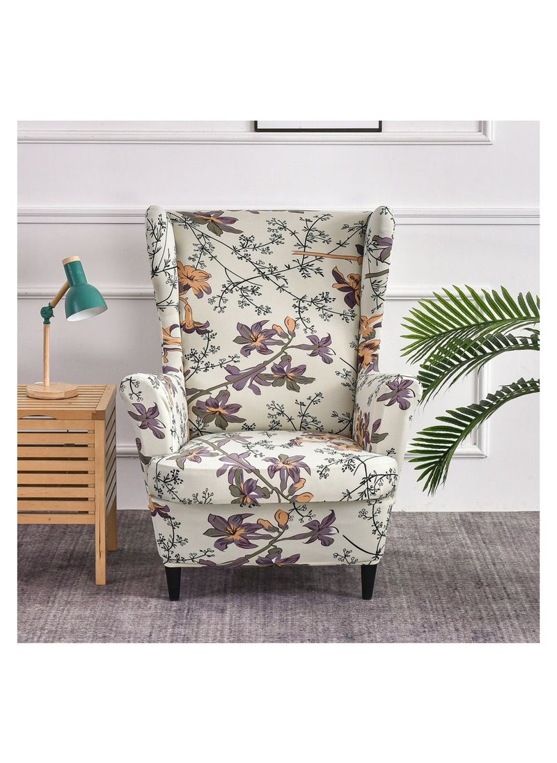 Gonice Tiger Stool Chair Cover One Seater Super Stretchable Anti-Wrinkle Slip Flexible Resistant Jacquard For Living Room Sofa Cover  - Image 4