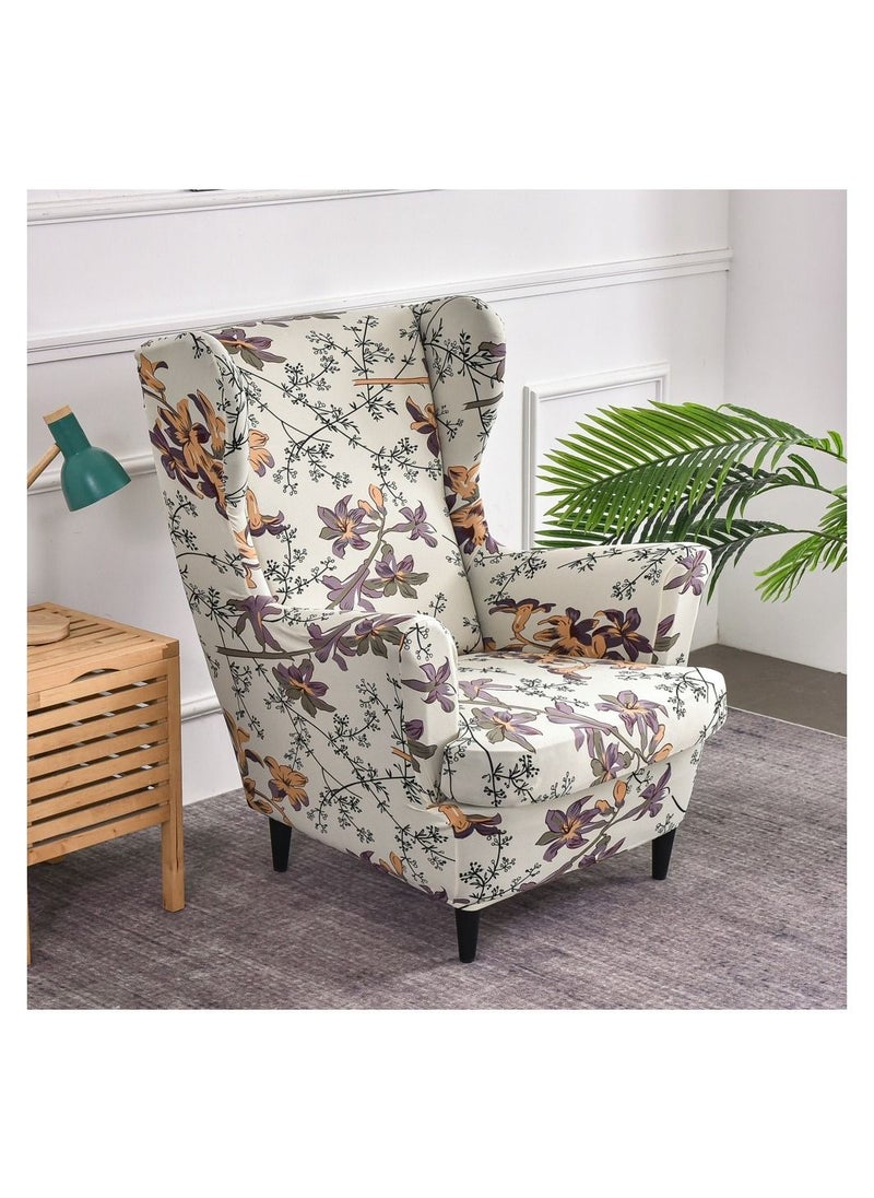 Gonice Tiger Stool Chair Cover One Seater Super Stretchable Anti-Wrinkle Slip Flexible Resistant Jacquard For Living Room Sofa Cover  - Image 3