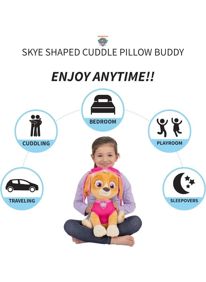 Franco - Paw Patrol Skye Kids Bedding Super Soft Plush Cuddle Pillow Buddy - Image 1