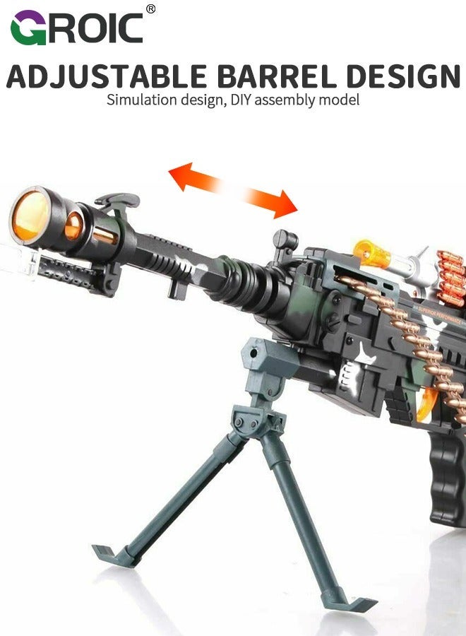 GROIC Toy Gun with Sounds, Stand and Spinning Lights, Electric Gun Toy Most Popular Gifts for Children, Special Toy Gun with Dazzling Light, Amazing Blaster Sound & Unique Action Light-UP - Image 3
