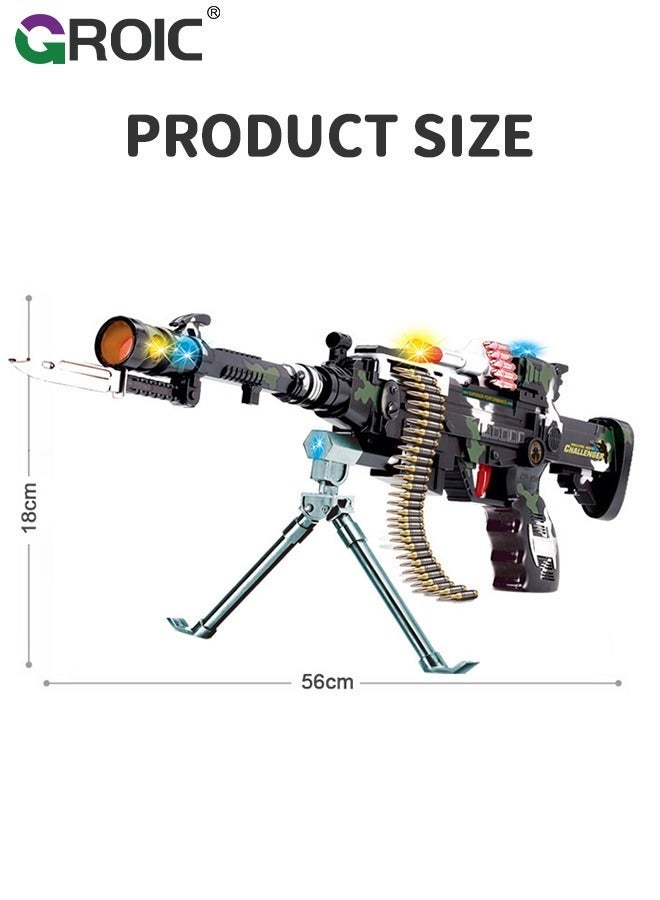 GROIC Toy Gun with Sounds, Stand and Spinning Lights, Electric Gun Toy Most Popular Gifts for Children, Special Toy Gun with Dazzling Light, Amazing Blaster Sound & Unique Action Light-UP - Image 5