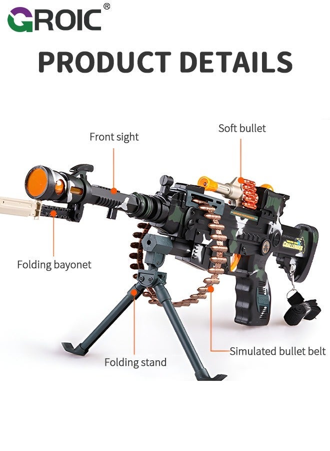 GROIC Toy Gun with Sounds, Stand and Spinning Lights, Electric Gun Toy Most Popular Gifts for Children, Special Toy Gun with Dazzling Light, Amazing Blaster Sound & Unique Action Light-UP - Image 2