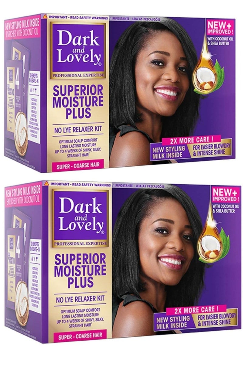 Dark and lovely Hair Relaxer Superior Moisture Plus 2PC