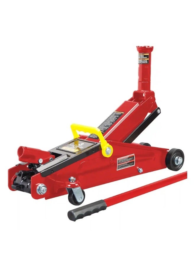 bunca 3 Ton Hydraulic Ground Car Jack with Carrying Case – Strong and Safe Car Jack for Workshops, Travel, and Emergencies - Image 1