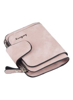 baellerry Zipper Closure Coin And Card Wallet Beige  - Image 3