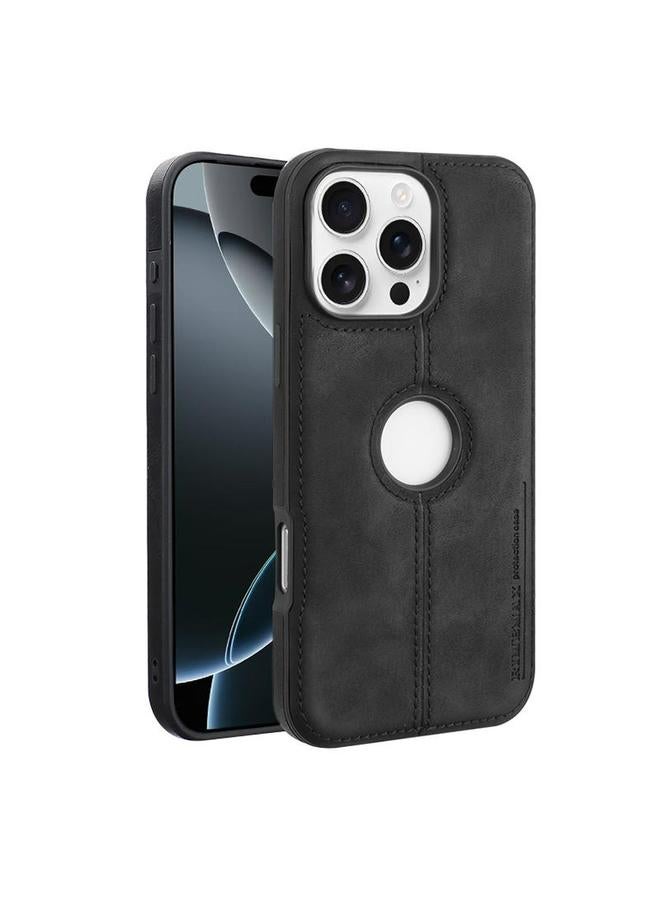 S-TOP Case For iPhone 16 Pro Max Crazy Horse Leather Back Cover Phone Case - Image 1