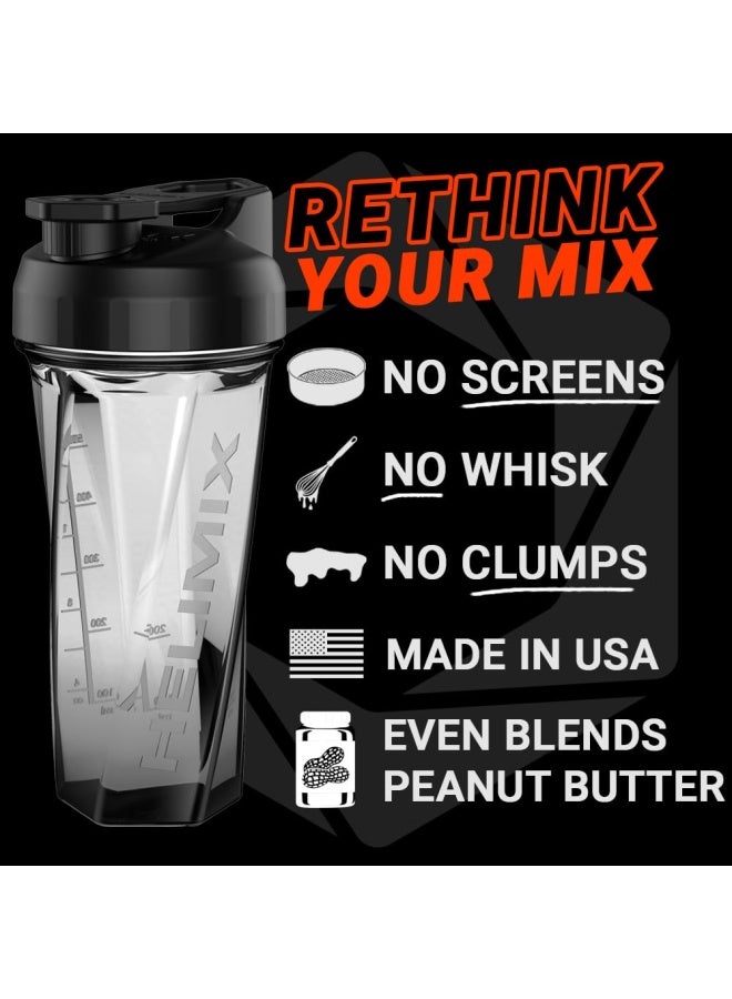 Helimix Vortex Shaker Bottle 28Oz Blending Ball Replacements Needed Maximize Workouts  - Image 2