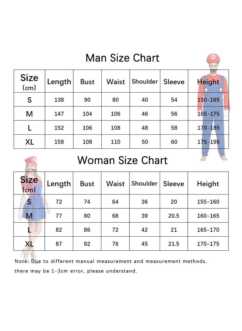 NIBEMINENT Halloween stock Super Mario costumes, anime costumes, Mario sets, performance costumes and show costumes - Image 2