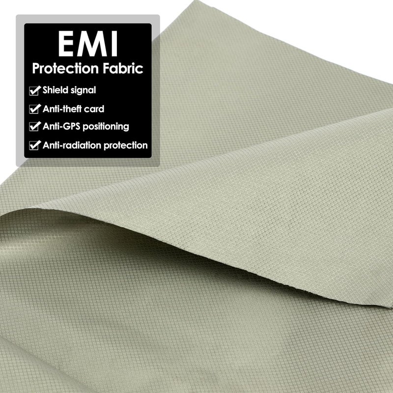 قماش الحماية من الإشارات مقاوم للماء مضاد للإشعاع قماش فاراداي لحجب RFID EMI EMP حجب واي فاي 1 متر - Image 4