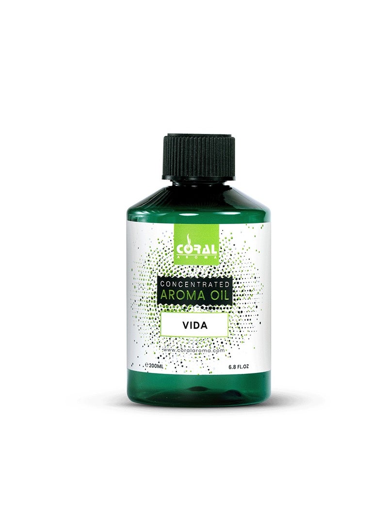CORAL AROMA Vida Aroma Oil | 200 ml | Scented Diffuser Oil - Image 1