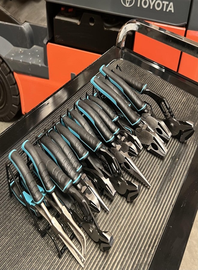 MLTOOLS Plier Organizer Rack for Tool Box Storage, Holds Regular and Wide Handle Pliers, Fits Toolbox or Chest Drawers, Durable and Space-Saving Design by MLTOOLS - Image 5