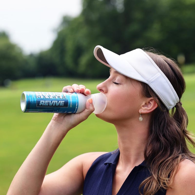 Boost Oxygen Medium Revive Peppermint Aroma 5 Liter Canister | All-Natural Resiratory Support for Aerobic Recovery  Altitude  Performance and Health (4 Pack) - Image 2