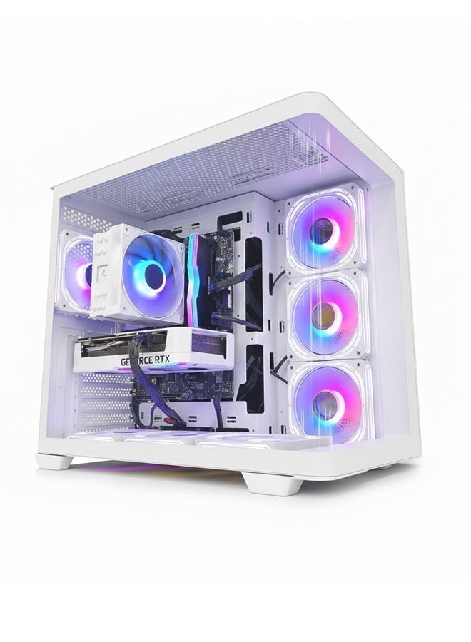 Game Sekret Viper Gaming PC - Intel Core i5-12400F | GeForce RTX 3050 8GB GPU | 16GB DDR4 RAM-1TB M.2 NVMe SSD | Air Cooler-H610 MB-500W 80+ PSU | WiFi-Bluetooth-Windows 11 Pro | Game Sekret Desktop Computer | 1 Year Warranty White - Image 1
