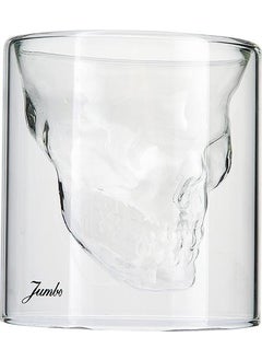 jumbo Glory Double Wall Double Walled Skull Large Size 2 Glasses 250 ml  - Image 2