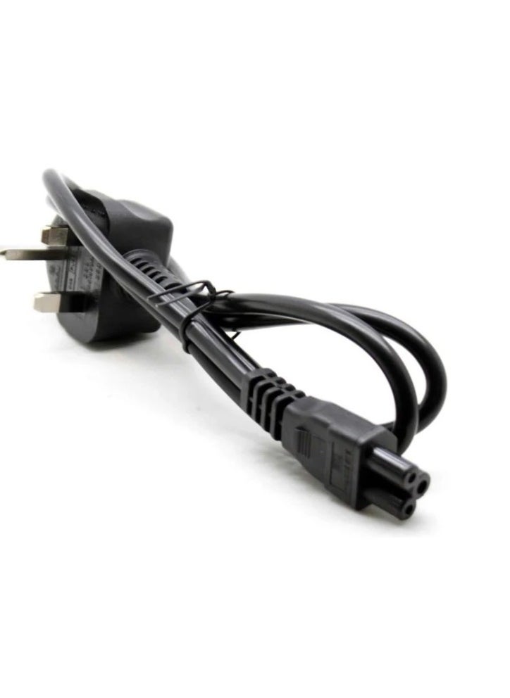 Generic 2 Prong AC Power Cord Cable for Samsung LG TCL Sony TV Compatible HP Printer PS3 PS4 PS5 UK AC Wall Plug  - Image 1