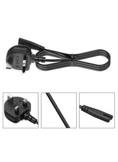 Generic 2 Prong AC Power Cord Cable for Samsung LG TCL Sony TV Compatible HP Printer PS3 PS4 PS5 UK AC Wall Plug  - Image 2