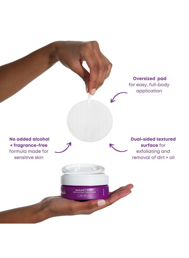 Bushbalm Exfoliating Ingrown Hair Pads - Enhanced with BHA & AHA for Underarm + Bikini Area - Daily Use to Soothe Ingrown Hairs & Razor Bumps - TXA for Dark Spots - Radiant Reset 30 Large Pads - Image 3