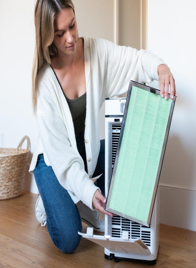 Medify Air MA-40 Genuine Replacement Filter | for Allergens, Wildfire Smoke, Dust, Odors, Pollen, Pet Dander | 3 in 1 with Pre-filter, H14 HEPA, and Activated Carbon | Removal to 0.1 Microns | 1-Pack - Image 4