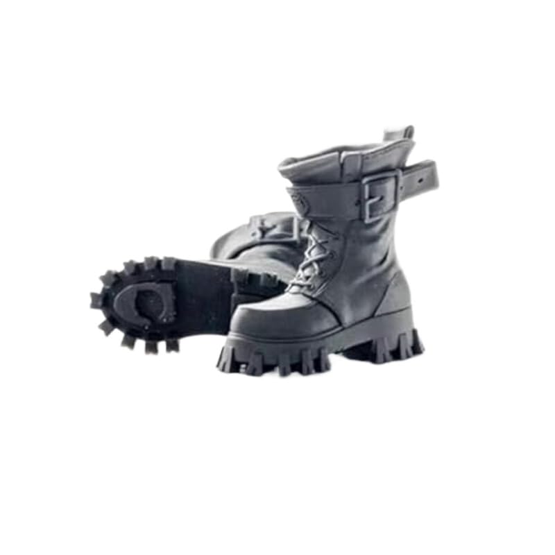 ximitoy 112 Scale Female Black Boots Model for 6 Figure - Image 1