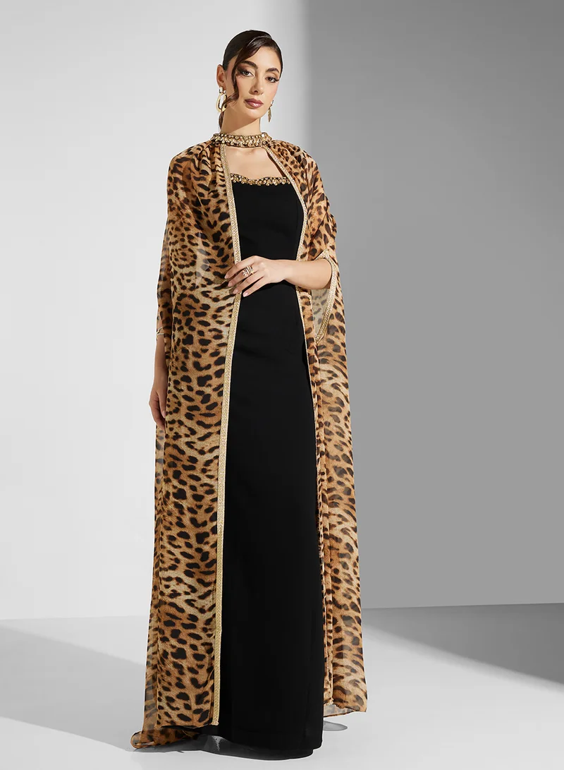 Akadia Fashion Sleeveless Column Dress