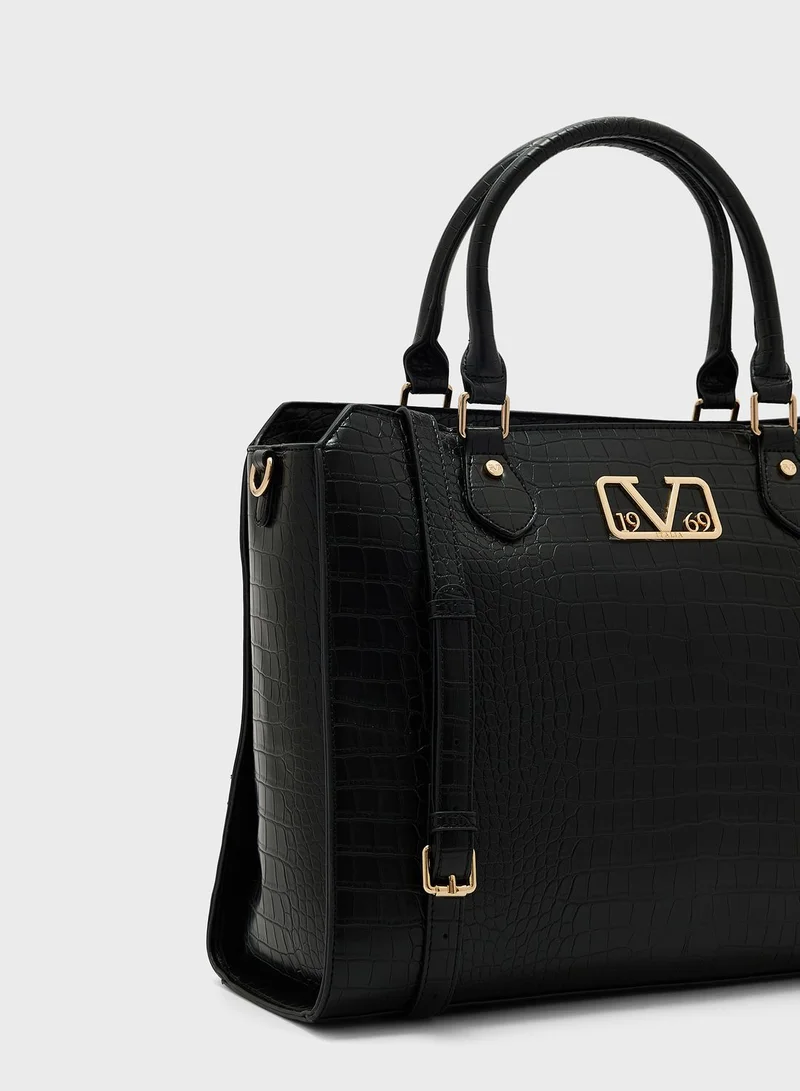 19V69 Italia by Versace Jade Tote