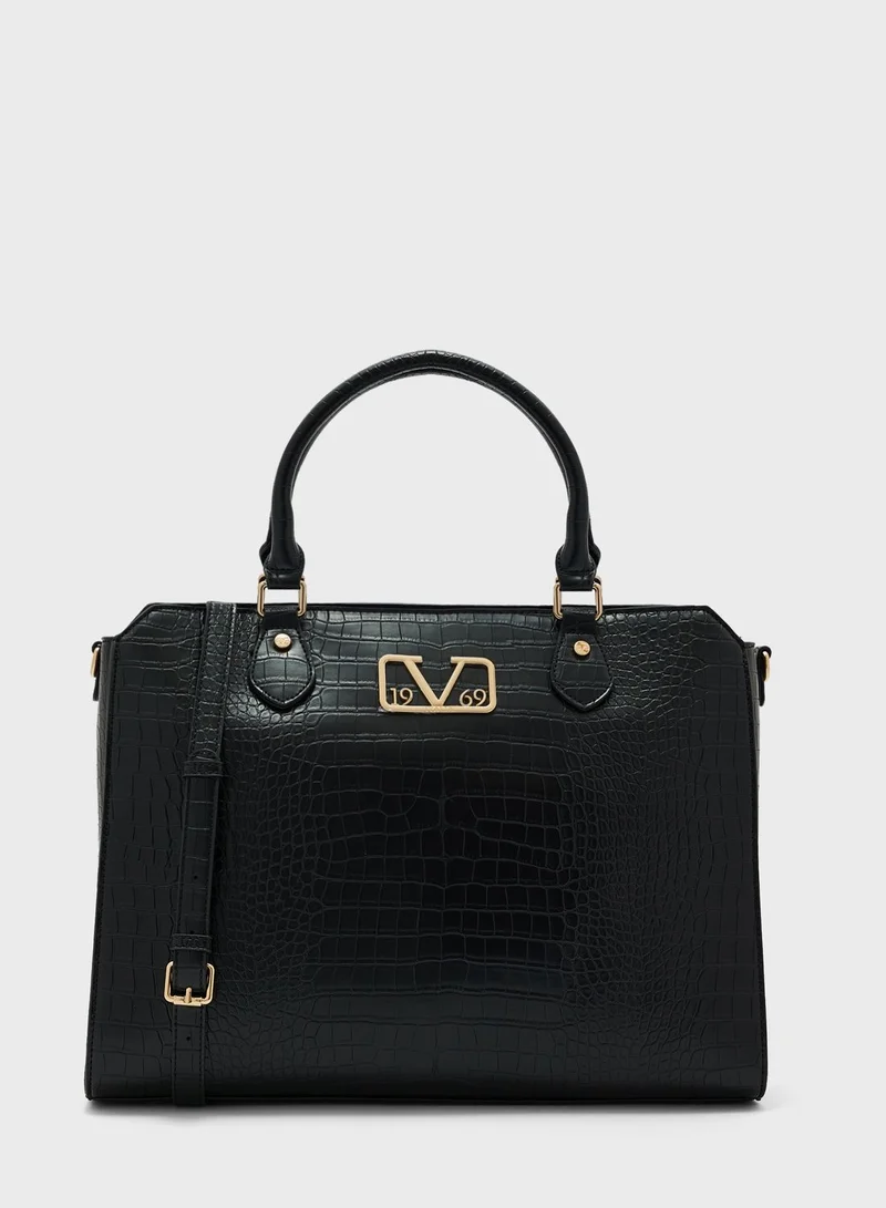 19V69 Italia by Versace Jade Tote