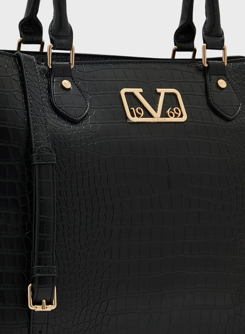 19V69 Italia by Versace Jade Tote