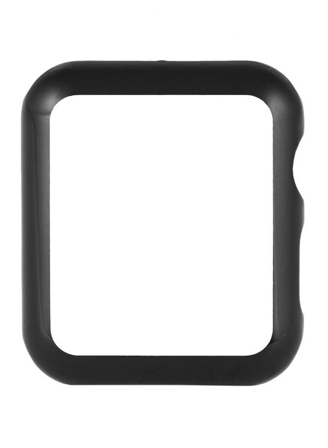 NIBEMINENT HD Clear Case With Screen Protective Cover For iWatch Series 2 Black - Image 1
