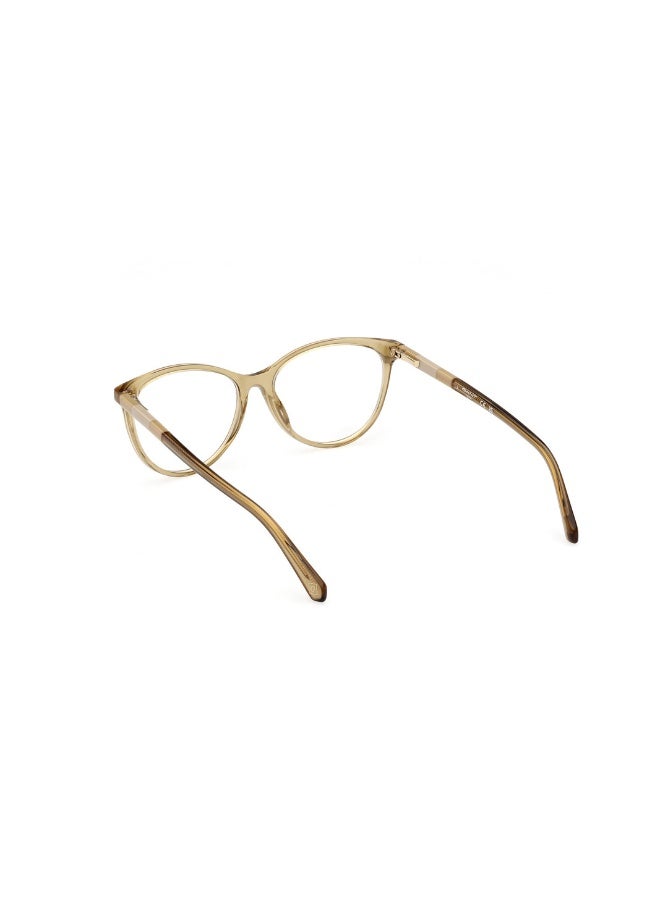 غانت نظارة طبية بشكل عين قطة للنساء بأذرع من الأسيتات GA4149  مقاس 52 - أصفر لامع - Image 3