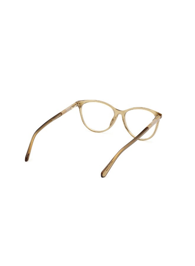 غانت نظارة طبية بشكل عين قطة للنساء بأذرع من الأسيتات GA4149  مقاس 52 - أصفر لامع - Image 5