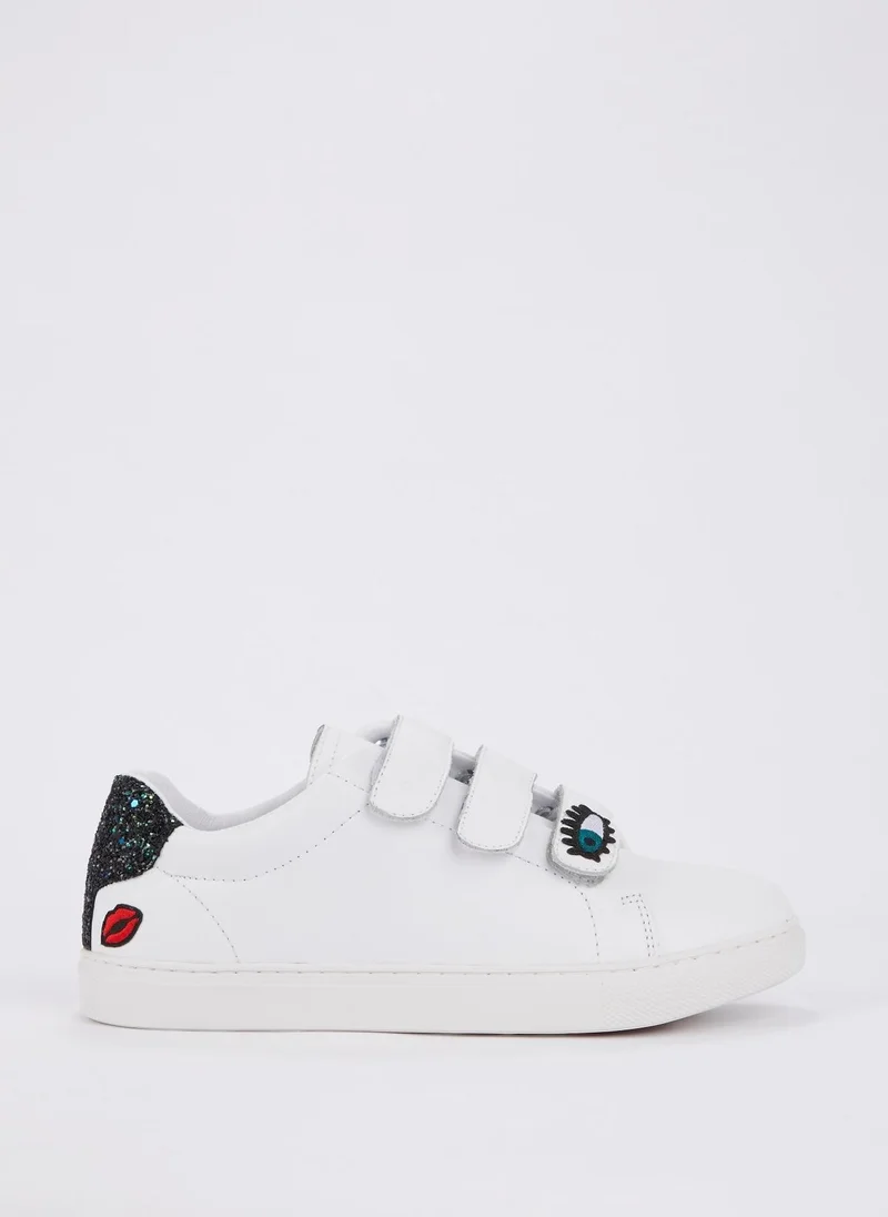 Bons Baisers De Paname Edith Sequin Heel Patch Sneakers