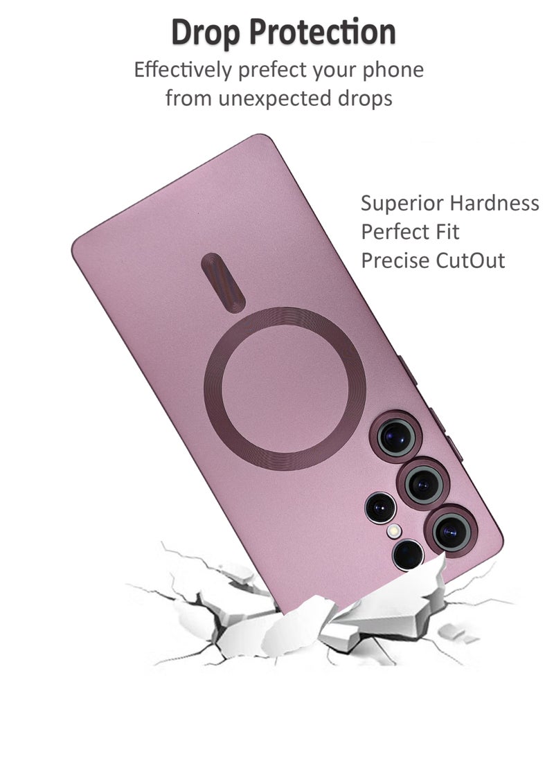 Waldic - Samsung Galaxy S25 Ultra Premium Case | Premium Silicone  Case Cover Designed for Samsung Galaxy S25 Ultra | Samsung Galaxy S25 Ultra Case Camera and Drop Protection Thin Protective Back Cover Case for Samsung Galaxy S25 Ultra - Pink - Image 1