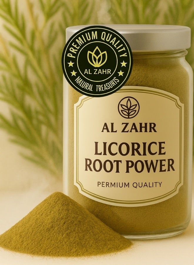 زهر مسحوق جذر عرق السوس - مسحوق جذر مجفف طبيعي 100%، مُفرز يدويًا، مُعالج بالشمس، مُحلي عشبي للشاي والعصائر والخبز - Image 2